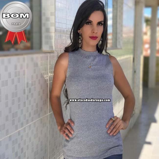 Blusa Feminina Gola Alta M