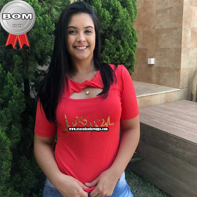 Blusa Feminina Lisa Fio Torcido