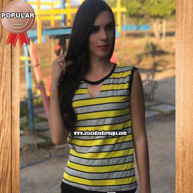 Blusas Feminina Listrada