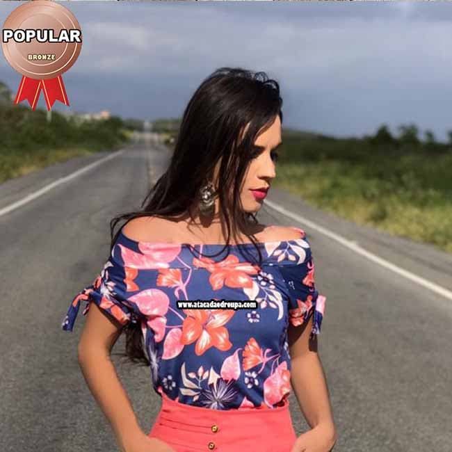 Blusa Feminina Malha Leila M