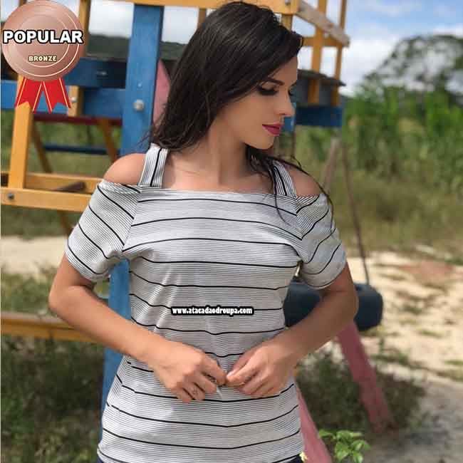 Blusa Feminina Malha Leila M
