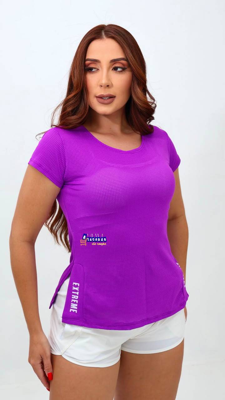 Blusa Fitness Feminina Dry Fit Poliamida