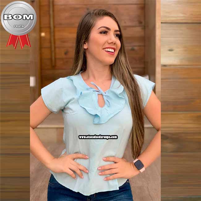 Blusas Modinha Viscose Lisa