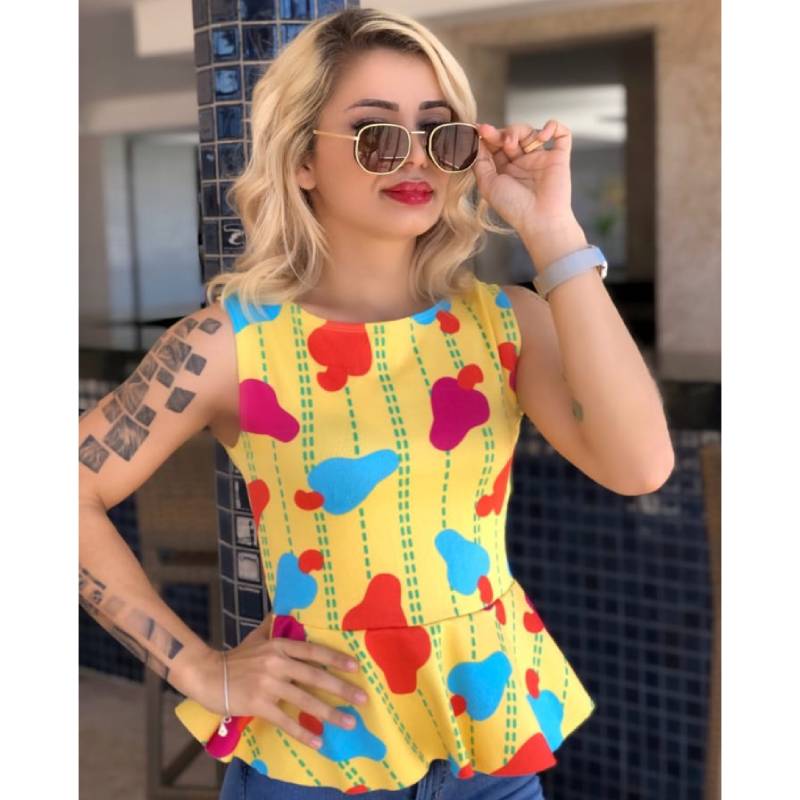Blusa Feminina Estampada Varios Modelos