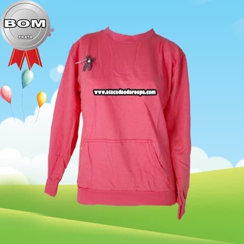Blusas Moletinho Feminina