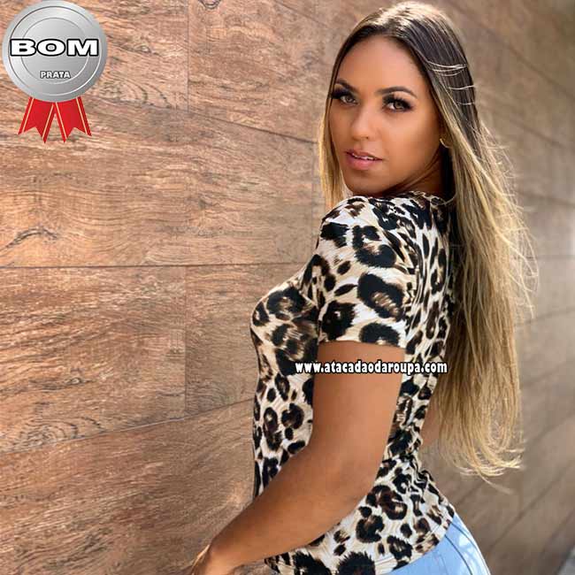 Camisetas Feminina Estampas Onças