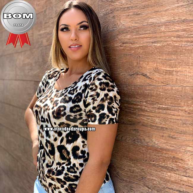 Camisetas Feminina Estampas Onças