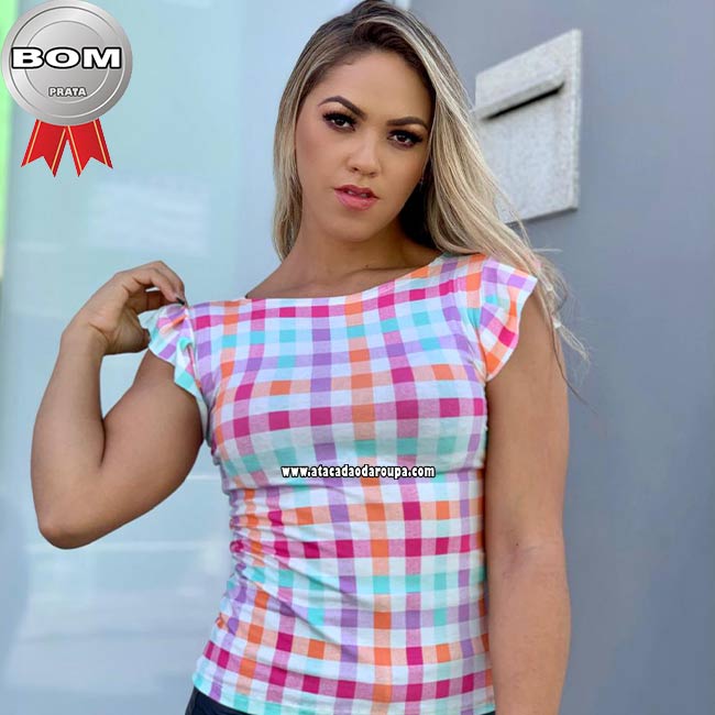 Blusa Xadrez Fio Torcido G