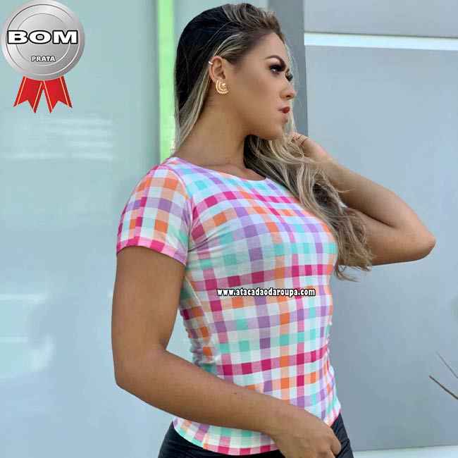 Blusa Xadrez Fio Torcido G