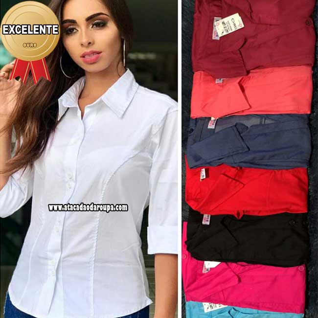 Blusas Feminina Chambrê P/M/G/GG