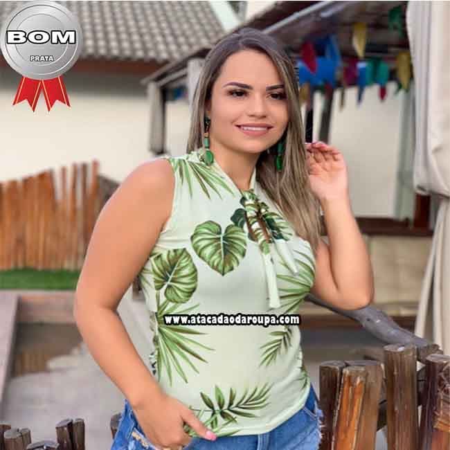 Blusas Crepe Estampada