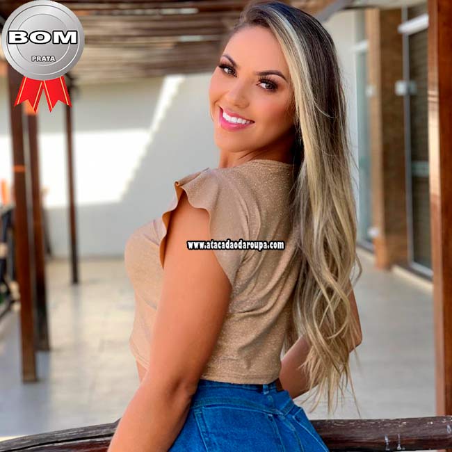 Blusas em Malha Lurex G