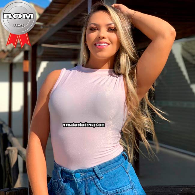 Blusas em Malha Lurex G