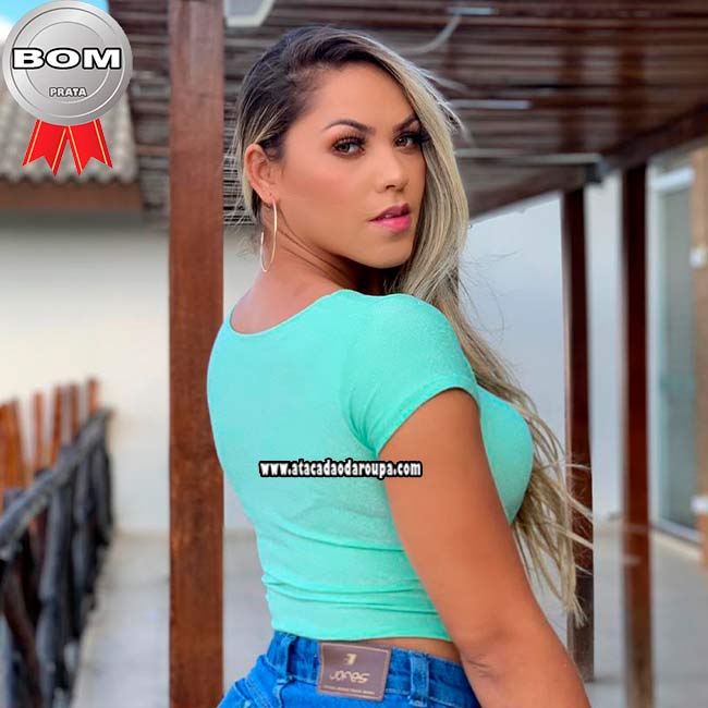 Blusas em Malha Lurex G