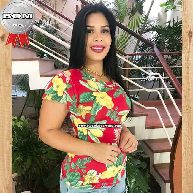Blusas Feminina Malha Leila