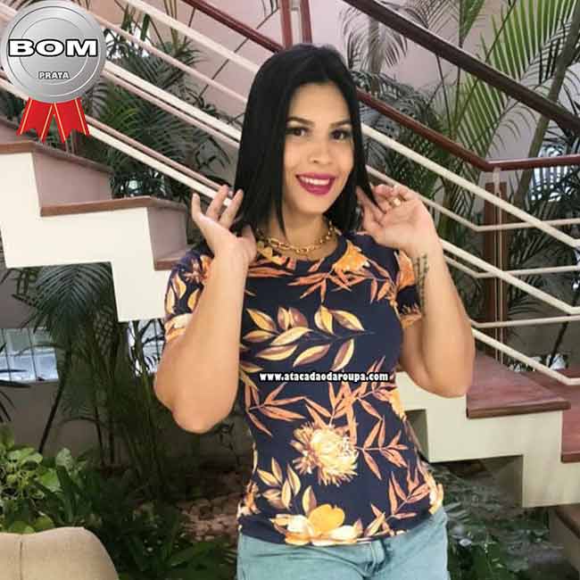 Blusas Feminina Malha Leila