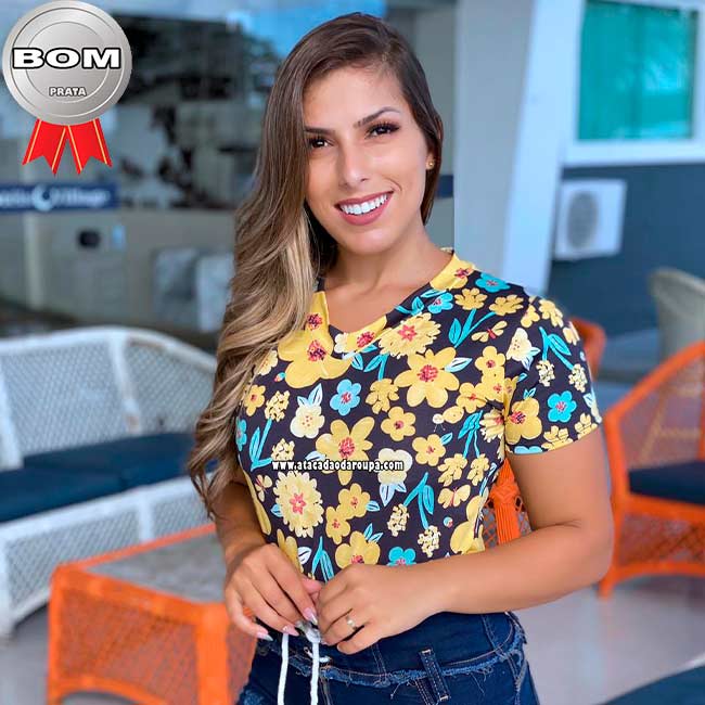 Blusa Malha Leila Sortidas M/G