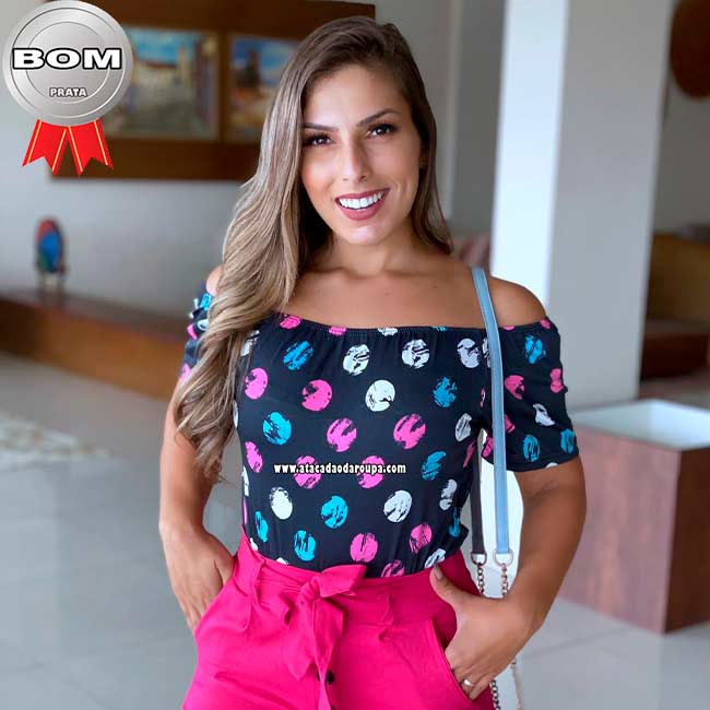 Blusa Malha Leila Sortidas M/G