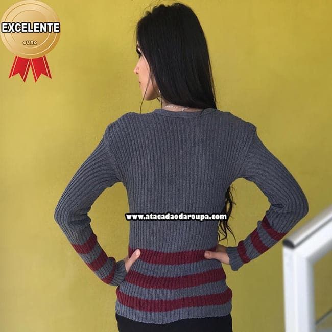 Blusas Femininas de Tricô Inverno