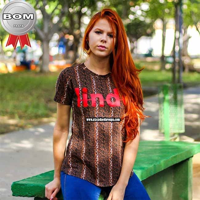 Blusas Estampa de Onça