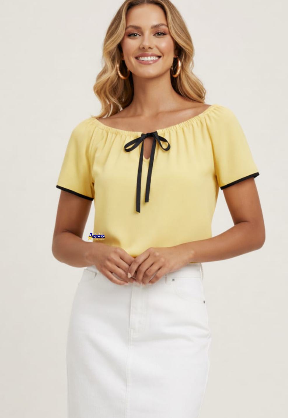 Blusas Feminina Crepe Com Manga Blusas Feminina Crepe Com Manga