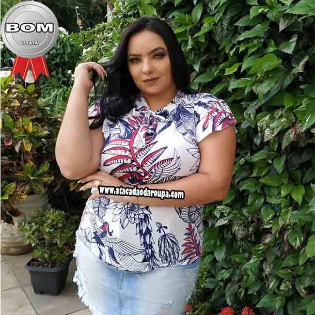 Blusas Plus Size Summer Plex GG