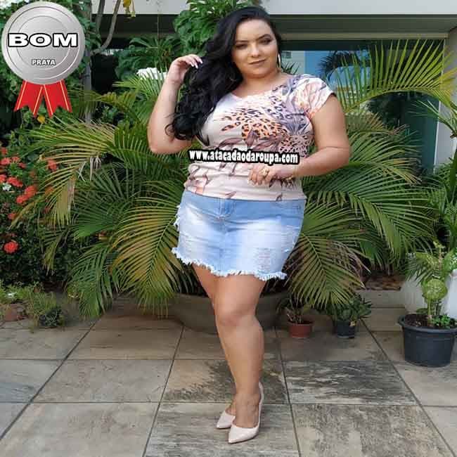 Blusas Plus Size Summer Plex GG