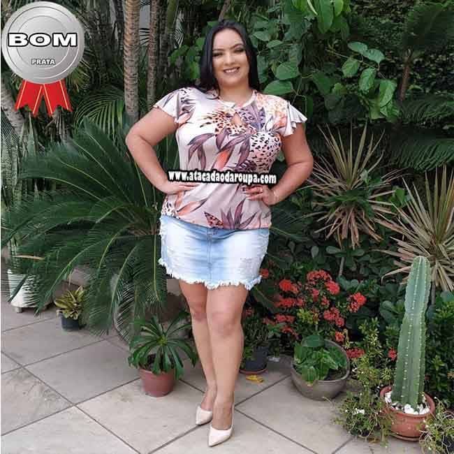 Blusas Plus Size Summer Plex GG