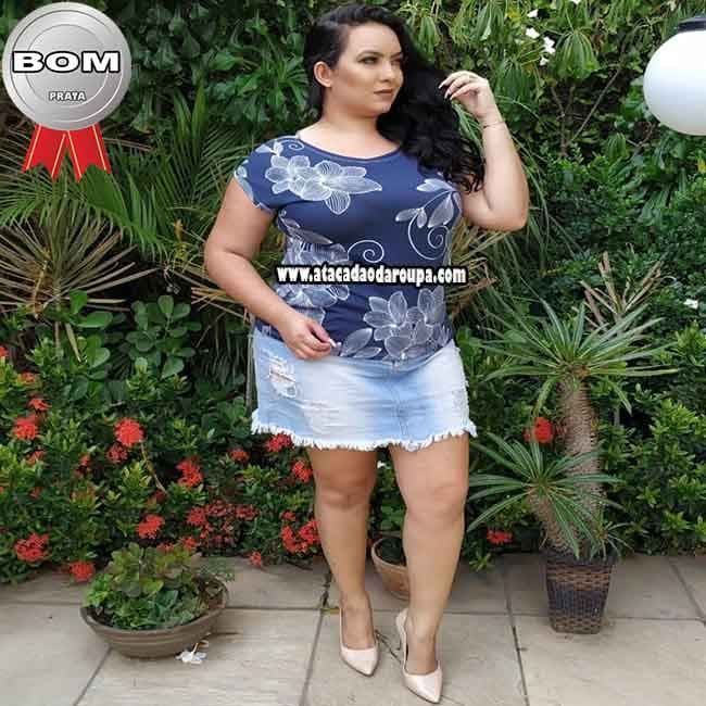 Blusas Plus Size Summer Plex GG