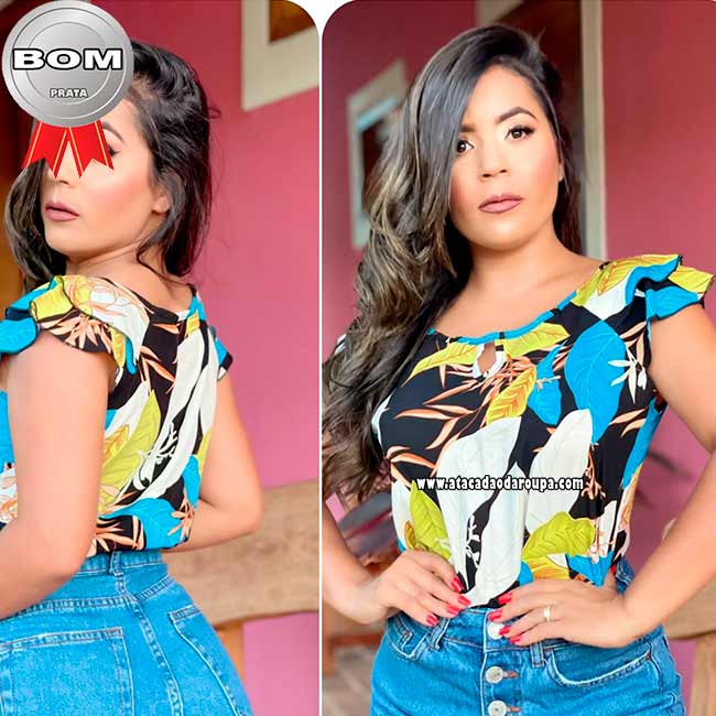 Blusas Lisas e Estampadas Viscose M