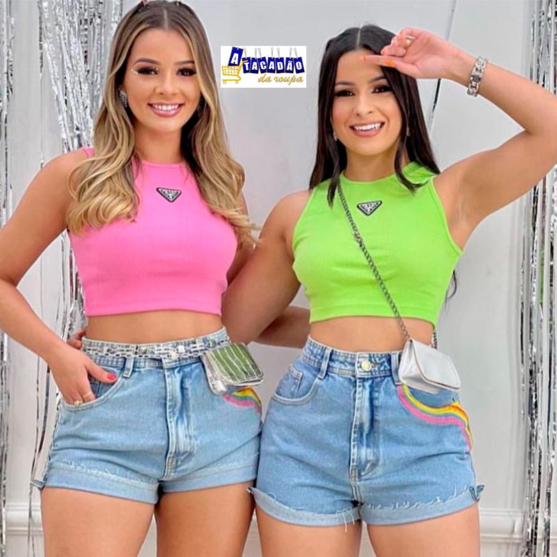 Cropped Feminino Em Ribana Cropped Feminino Em Ribana