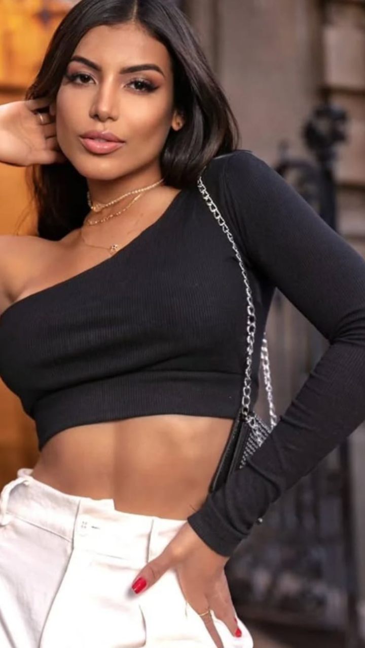 Cropped Mula Manca Manga Longa 