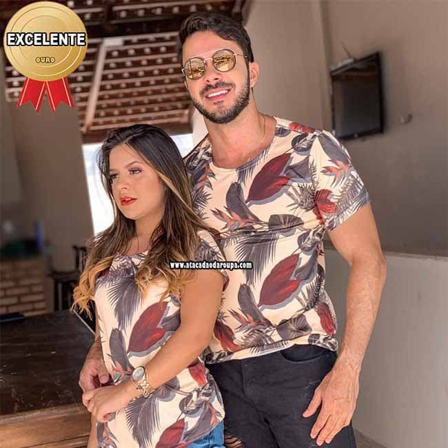 Kit 2 Camisetas Namorados