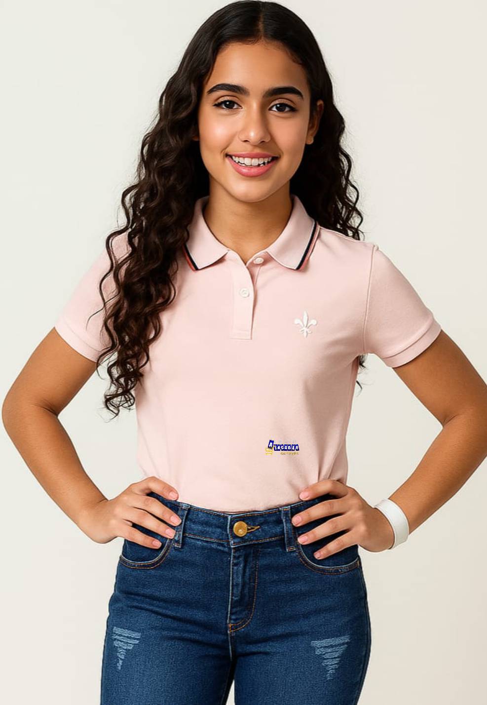 Blusa Gola Polo Infantil Feminina