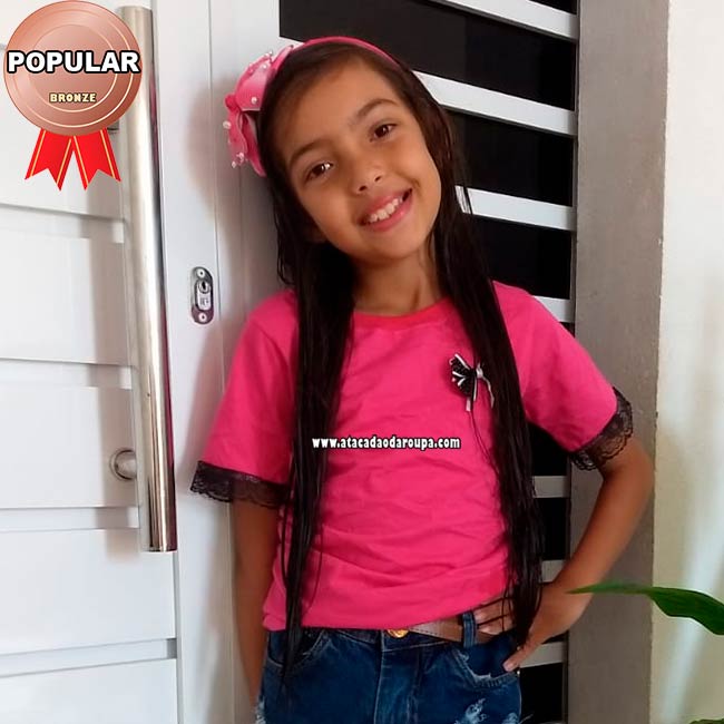 Blusa Infantil Algodão 7 a 8 Anos 2 modelos