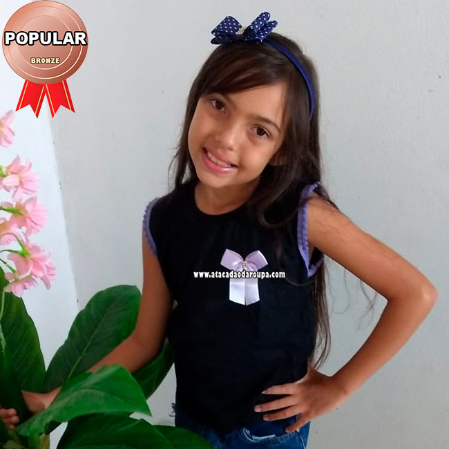 Blusa Infantil Algodão 7 a 8 Anos 2 modelos