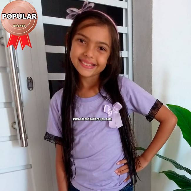 Blusa Infantil Algodão 7 a 8 Anos 2 modelos