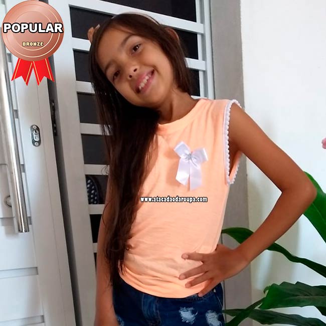 Blusa Infantil Algodão 7 a 8 Anos 2 modelos