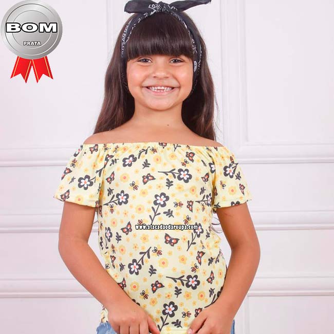 Blusas Infantil de Malha Helena
