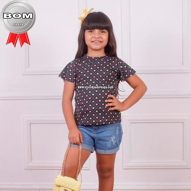 Blusas Infantil de Malha Helena