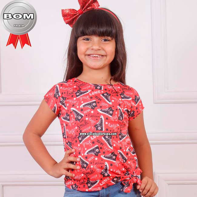 Blusas Infantil de Malha Helena Blusas Infantil de Malha Helena