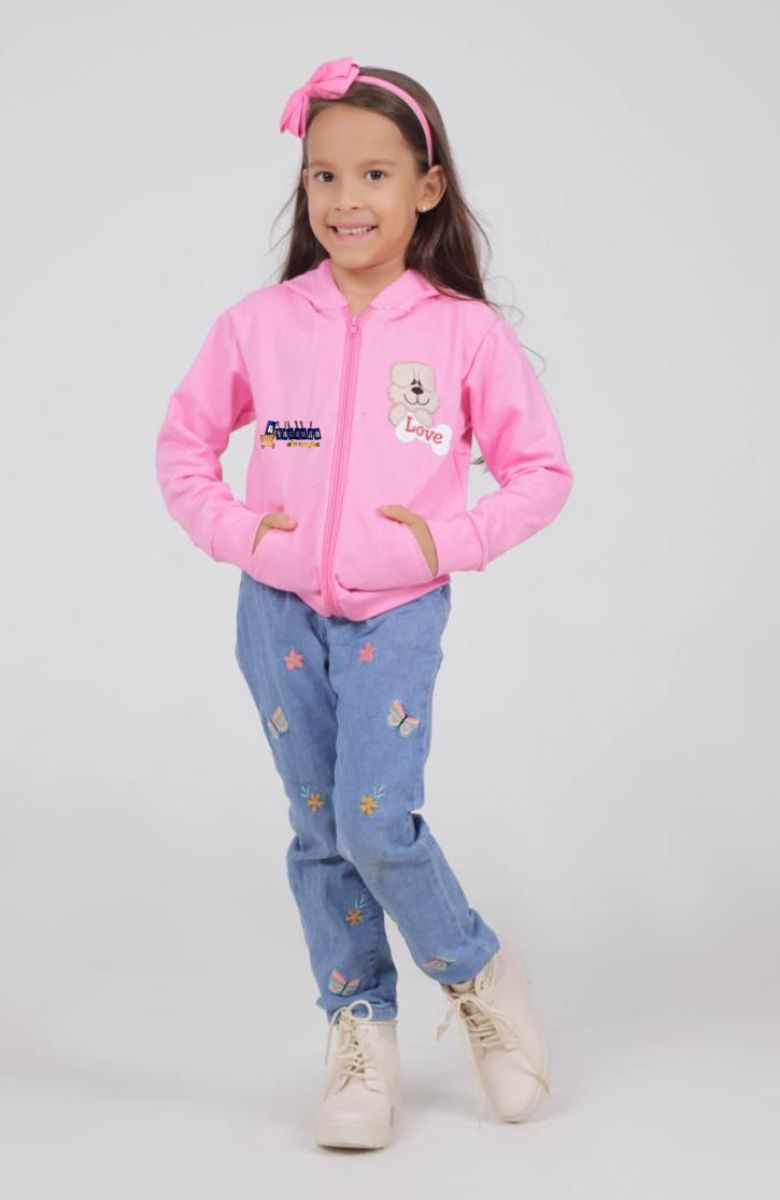 Blusa Manga longa Moletom Infantil 