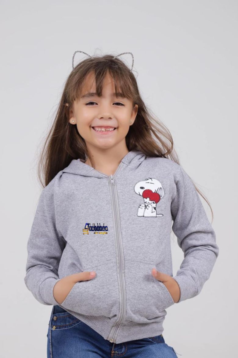 Blusa Manga longa Moletom Infantil 