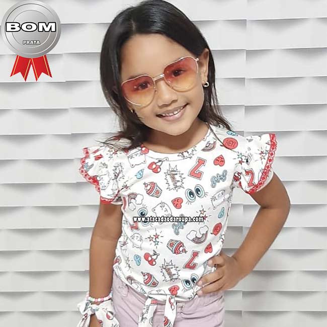 Blusas Infantil com Xuxa P/M/G