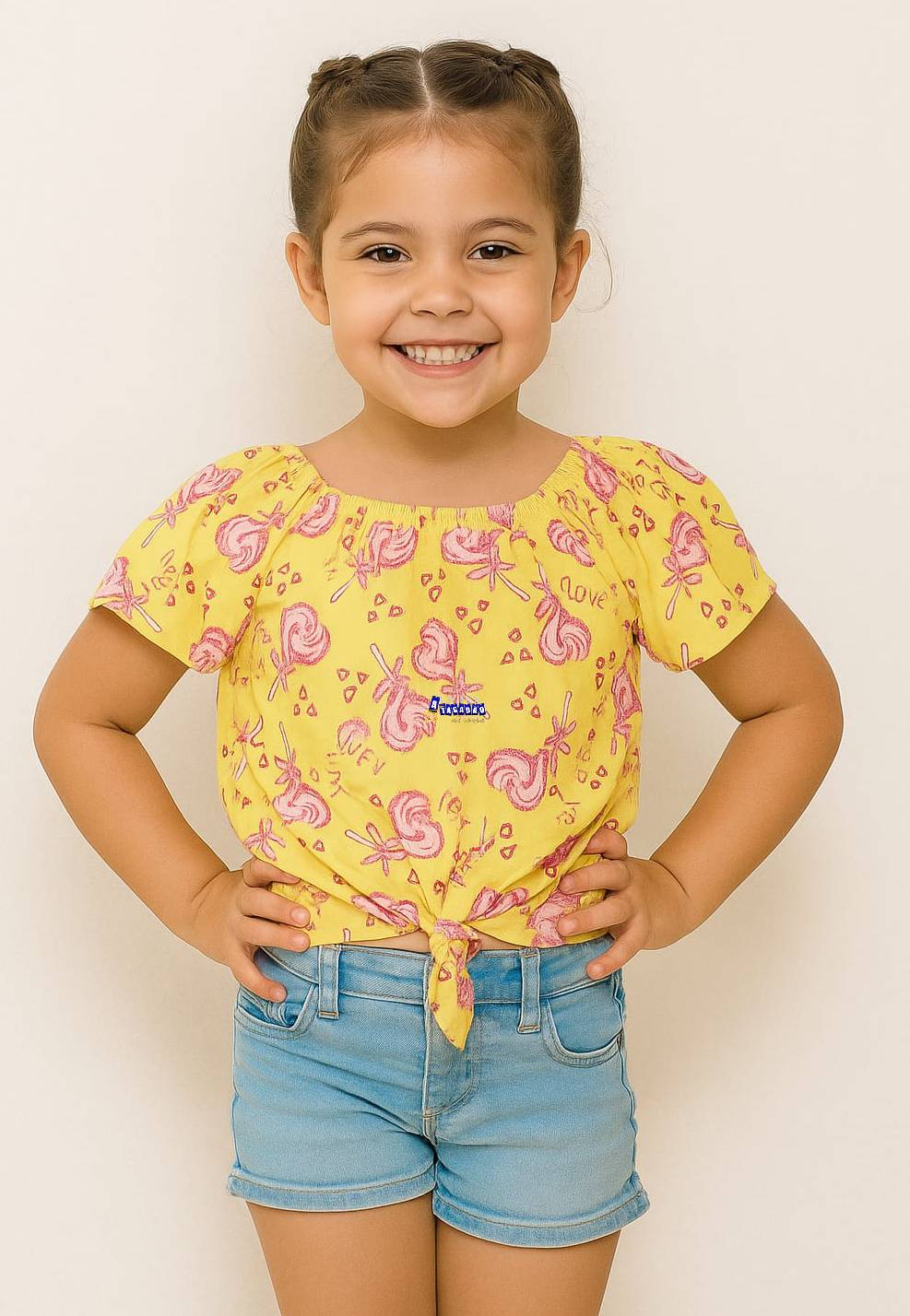 Blusas Infantil Estampada Com Manga Blusas Infantil Estampada Com Manga