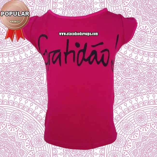 Blusas infantil em Poliéster