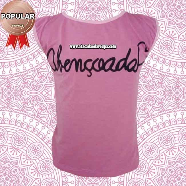 Blusas infantil em Poliéster