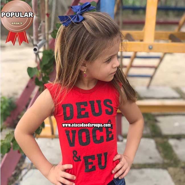 Blusas infantil em Poliéster