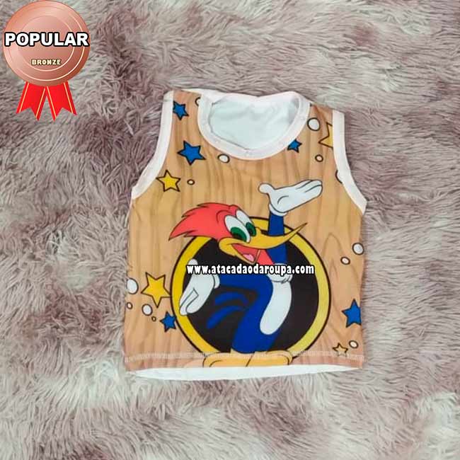 Blusa Infantil Viscolycra 2 a 6 Anos