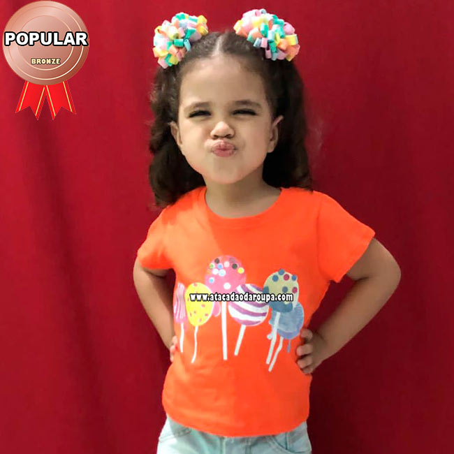 Blusas Algodão Infantil